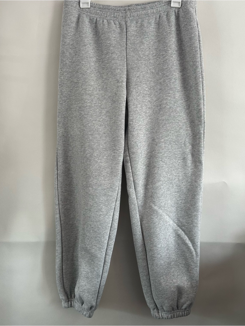 PARKE Heather Grey Jogger Sweatpants Size S/M Cotton Blend Cozy